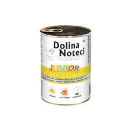 Dolina Noteci Junior bogata w żołądki z kurczaka 24 x 400g