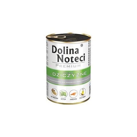 Dolina Noteci Premium Pies Dziczyzna puszka 400g Dolina Noteci Premium Pies Dziczyzna puszka 400g