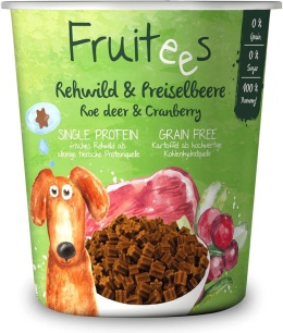 Bosch Fruitees Snack Sarna & Żurawina 200g