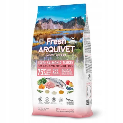 ARQUIVET FRESH półwilgotna karma dla psa łosoś z indykiem 2,5 kg