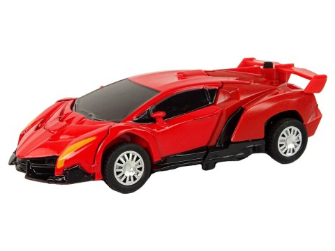 Zestaw 2w1 Auto Robot Transformers Czerwony Pomarańczowy Zestaw 2w1 Auto Robot Transformers Czerwony Pomarańczowy