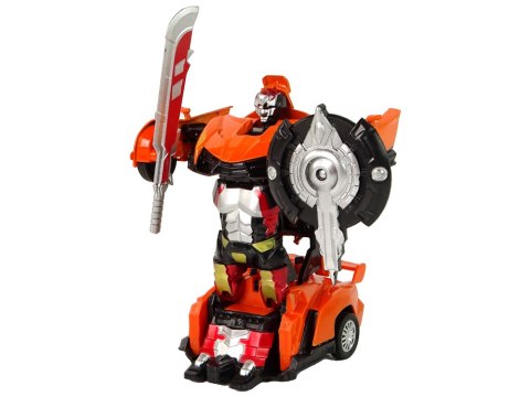 Zestaw 2w1 Auto Robot Transformers Czerwony Pomarańczowy Zestaw 2w1 Auto Robot Transformers Czerwony Pomarańczowy