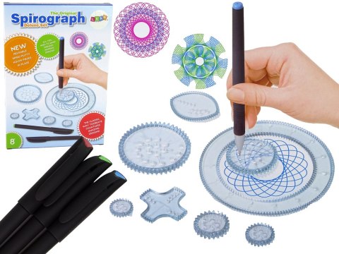 Zestaw Edukacyjny Spirograf Pisaki Zestaw Edukacyjny Spirograf Pisaki