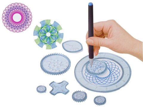 Zestaw Edukacyjny Spirograf Pisaki Zestaw Edukacyjny Spirograf Pisaki
