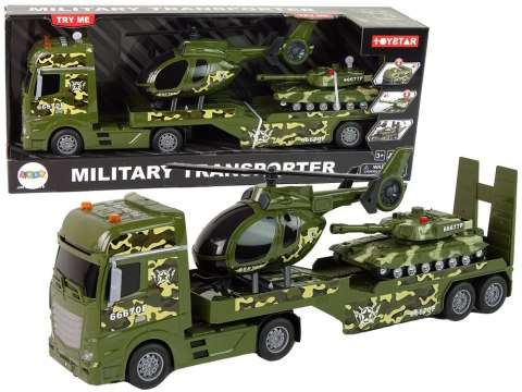 Zestaw Militarny Czołg Napęd Frykcyjny Helikopter Ciężarówka Zestaw Militarny Czołg Napęd Frykcyjny Helikopter Ciężarówka
