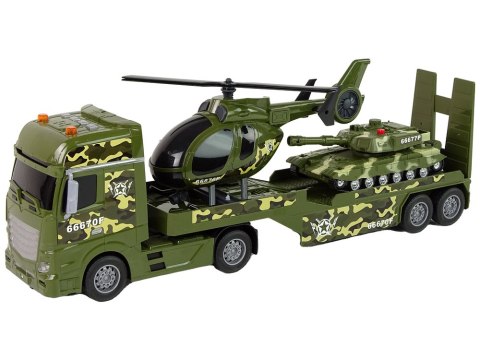 Zestaw Militarny Czołg Napęd Frykcyjny Helikopter Ciężarówka Zestaw Militarny Czołg Napęd Frykcyjny Helikopter Ciężarówka