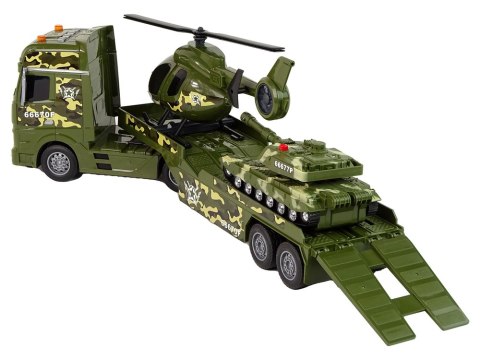 Zestaw Militarny Czołg Napęd Frykcyjny Helikopter Ciężarówka Zestaw Militarny Czołg Napęd Frykcyjny Helikopter Ciężarówka