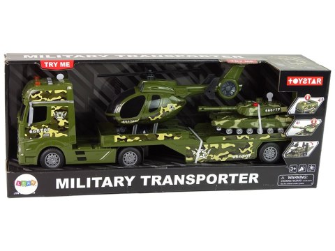 Zestaw Militarny Czołg Napęd Frykcyjny Helikopter Ciężarówka Zestaw Militarny Czołg Napęd Frykcyjny Helikopter Ciężarówka