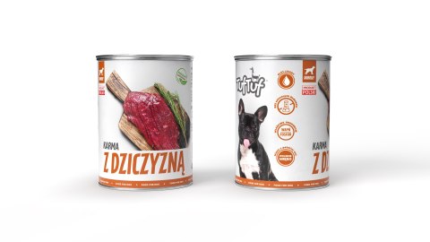 TUF TUF Mokra karma dla psa z dziczyzną 400g x 12 szt TUF TUF Mokra karma dla psa z dziczyzną 400g x 12 szt