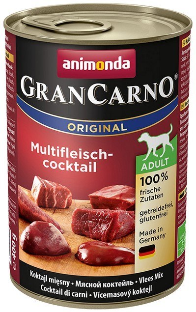 Animonda GranCarno Original Adult Multifleisch Mix Mięsny puszka 400g Animonda GranCarno Original Adult Multifleisch Mix Mięsny puszka 400g