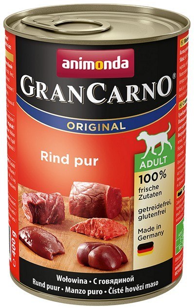 Animonda GranCarno Original Adult Rind Wołowina puszka 400g Animonda GranCarno Original Adult Rind Wołowina puszka 400g