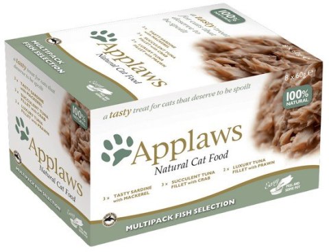 Applaws miseczki dla kota Fish Selection Multi Pack 8x60g Applaws miseczki dla kota Fish Selection Multi Pack 8x60g