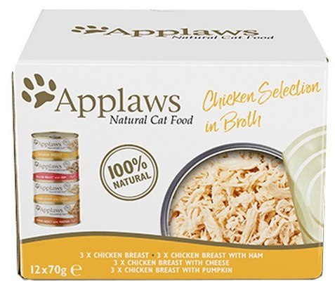 Applaws puszki dla kota Multipack Chicken 12x70g Applaws puszki dla kota Multipack Chicken 12x70g