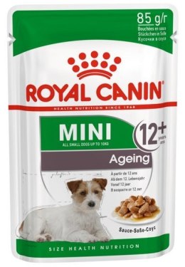Royal Canin Mini Ageing karma mokra w sosie dla psów dojrzałych po 8 roku życia, ras małych saszetka 85g