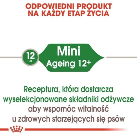 Royal Canin Mini Ageing karma mokra w sosie dla psów dojrzałych po 8 roku życia, ras małych saszetka 85g Royal Canin Mini Ageing karma mokra w sosie dla psów dojrzałych po 8 roku życia, ras małych saszetka 85g
