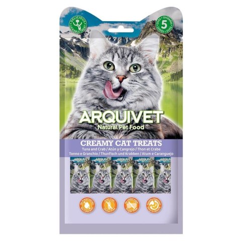 ARQUIVET Kremowa przekąska z tuńczykiem i krabem 12 x 5x14g ARQUIVET Kremowa przekąska z tuńczykiem i krabem 12 x 5x14g