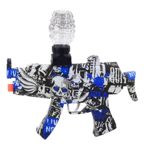 Pistolet Elektryczny Na Kulki Wodne Grafitti Biało Niebieski Pistolet Elektryczny Na Kulki Wodne Grafitti Biało Niebieski