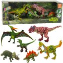 Zestaw Figurek Dinozaury Ruchome Nogi Paszcze 6szt