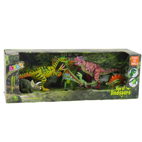 Zestaw Figurek Dinozaury Ruchome Nogi Paszcze 6szt Zestaw Figurek Dinozaury Ruchome Nogi Paszcze 6szt