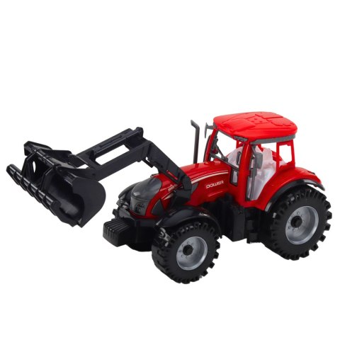 Zestaw Traktor Z Ładowaczem i Prasą Rolniczą Czerwony Zestaw Traktor Z Ładowaczem i Prasą Rolniczą Czerwony