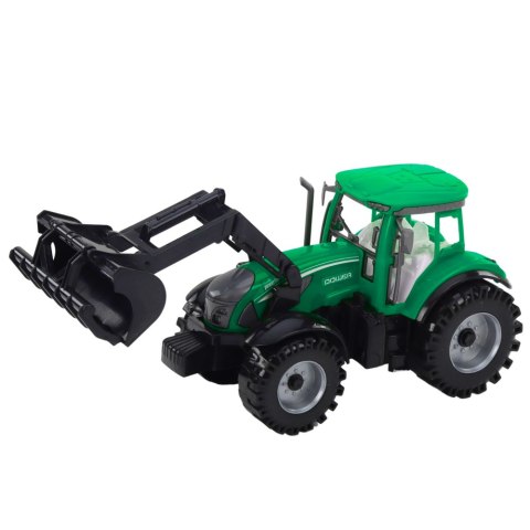Zestaw Traktor Z Ładowaczem i Prasą Rolniczą Zielony Zestaw Traktor Z Ładowaczem i Prasą Rolniczą Zielony