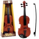 Skrzypce Instrument Dla Dzieci Smyczek Ciemny Brązowy