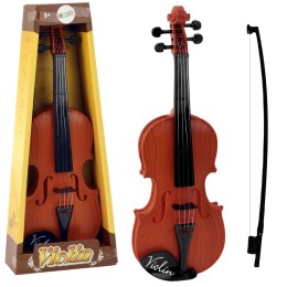Skrzypce Instrument Dla Dzieci Smyczek Ciemny Brązowy