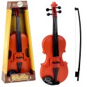 Skrzypce Instrument Dla Dzieci Smyczek Jasny Brązowy