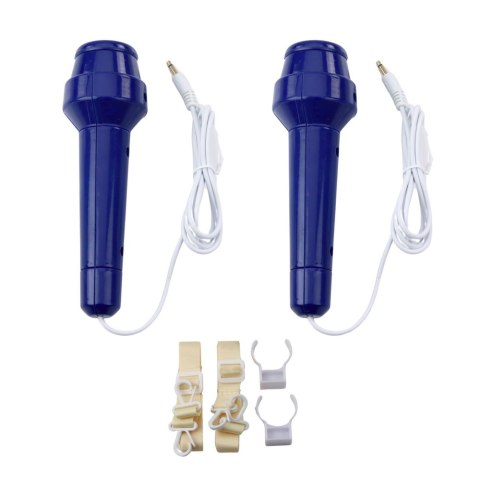 Zestaw Karaoke Dwa Mikrofony Głośnik Bluetooth MP3 Nagrywanie LED Zestaw Karaoke Dwa Mikrofony Głośnik Bluetooth MP3 Nagrywanie LED
