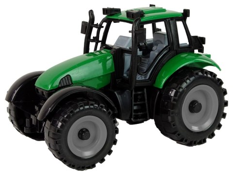Traktor Ideal Farm Zielony Czerwony Otwierana Maska Traktor Ideal Farm Zielony Czerwony Otwierana Maska