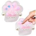 Gniotek Kocia Łapka Antystresowa Sensoryczna Squishy Ozdoby Przeźroczysta