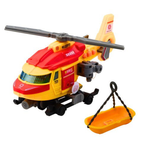 Helikopter Ratunkowy Nosze Hak Wciągarka Napęd Światła Dźwięki Mix Helikopter Ratunkowy Nosze Hak Wciągarka Napęd Światła Dźwięki Mix
