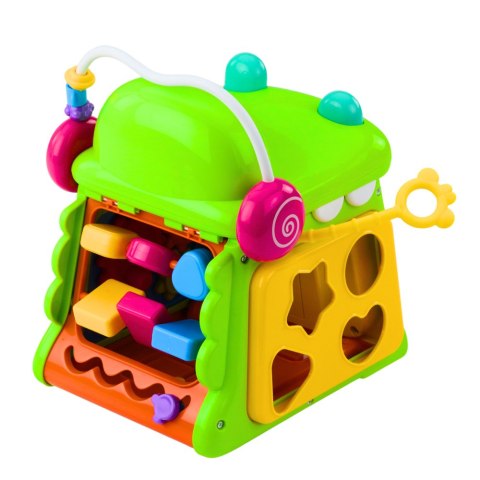 Kostka Edukacyjna Interaktywna Sorter Pianinko Sensoryczny Krokodyl Kostka Edukacyjna Interaktywna Sorter Pianinko Sensoryczny Krokodyl