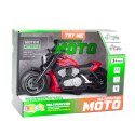 Motocykl Zabawkowy Na Baterie Napęd Światła Dźwięki Czerwony