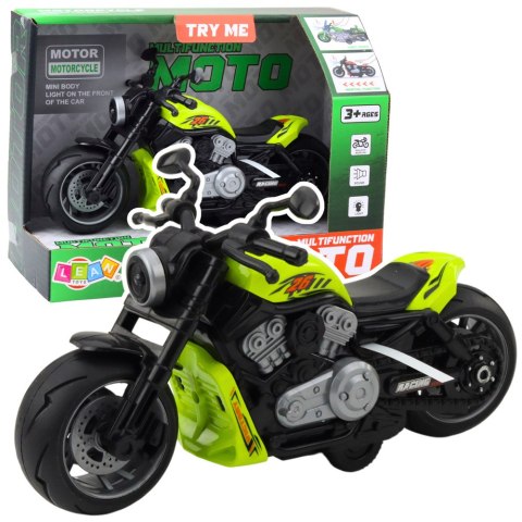 Motocykl Zabawkowy Na Baterie Napęd Światła Dźwięki Zielony Motocykl Zabawkowy Na Baterie Napęd Światła Dźwięki Zielony