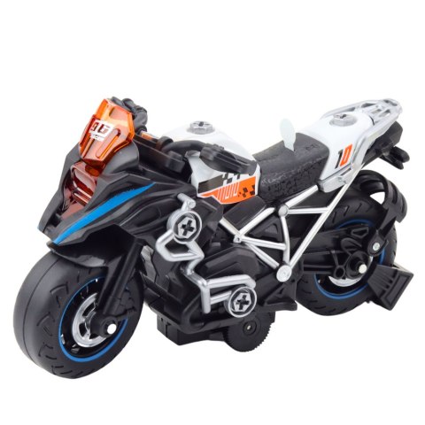 Motor Wyścigowy Do Skręcania Rozkręcania DIY Światła Dźwięki Czarny Motor Wyścigowy Do Skręcania Rozkręcania DIY Światła Dźwięki Czarny