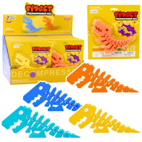 Dinozaur Puzzle Fidget 3D Układanka Elastyczny Do Wyginania Mix Dinozaur Puzzle Fidget 3D Układanka Elastyczny Do Wyginania Mix