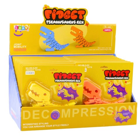 Dinozaur Puzzle Fidget 3D Układanka Elastyczny Do Wyginania Mix Dinozaur Puzzle Fidget 3D Układanka Elastyczny Do Wyginania Mix