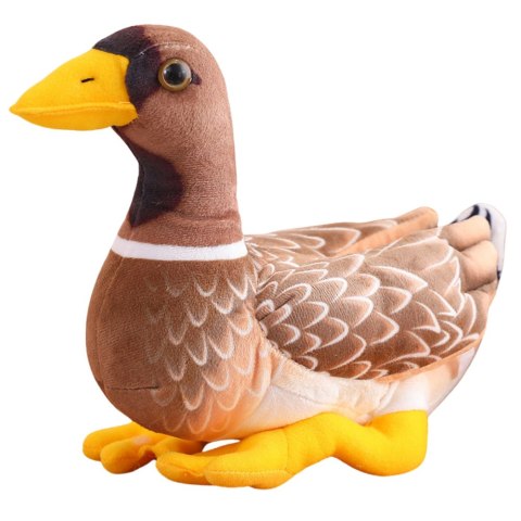 Pluszowa Maskotka Przytulanka Kaczka Brązowo Żółta 28cm Pluszowa Maskotka Przytulanka Kaczka Brązowo Żółta 28cm