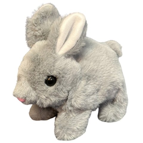 Pluszowa Maskotka Przytulanka Zając Królik Szary 18cm Pluszowa Maskotka Przytulanka Zając Królik Szary 18cm