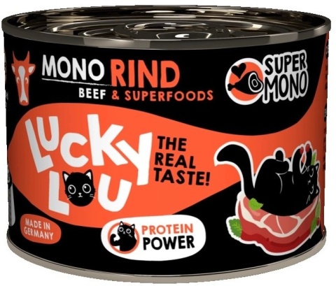 Lucky Lou SuperMono Wołowina puszka 200g Lucky Lou SuperMono Wołowina puszka 200g