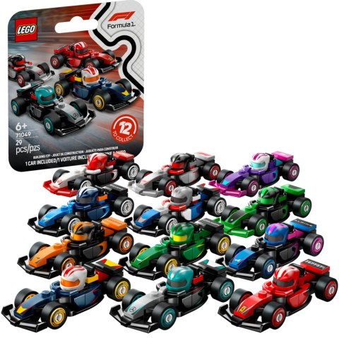 71049 - LEGO Minifigures - Kolekcjonerskie bolidy F1 - Komplet 12 szt. 71049 - LEGO Minifigures - Kolekcjonerskie bolidy F1 - Komplet 12 szt.
