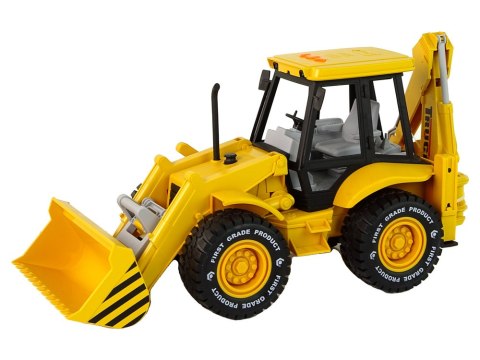 Koparka Traktor Z Napędem Frykcyjnym Dźwięk Żółta Koparka Traktor Z Napędem Frykcyjnym Dźwięk Żółta