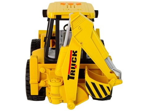 Koparka Traktor Z Napędem Frykcyjnym Dźwięk Żółta Koparka Traktor Z Napędem Frykcyjnym Dźwięk Żółta
