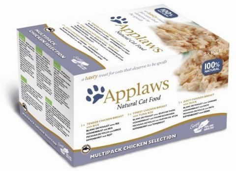 Applaws miseczki dla kota Chicken Selection Multi Pack 8x60g Applaws miseczki dla kota Chicken Selection Multi Pack 8x60g