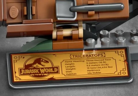 76969 - LEGO Jurassic World - Szkielety dinozaurów: czaszka triceratopsa 76969 - LEGO Jurassic World - Szkielety dinozaurów: czaszka triceratopsa