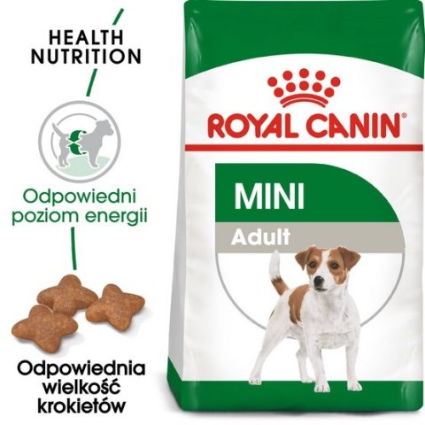 Royal Canin Mini Adult karma sucha dla psów dorosłych, ras małych 9kg (8+1kg) Royal Canin Mini Adult karma sucha dla psów dorosłych, ras małych 9kg (8+1kg)