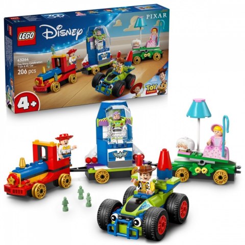 Klocki Disney 43264 Toy Story - Okolicznościowy pociąg i Pan Sterowany Klocki Disney 43264 Toy Story - Okolicznościowy pociąg i Pan Sterowany