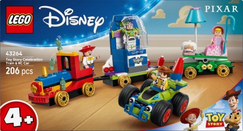 Klocki Disney 43264 Toy Story - Okolicznościowy pociąg i Pan Sterowany Klocki Disney 43264 Toy Story - Okolicznościowy pociąg i Pan Sterowany