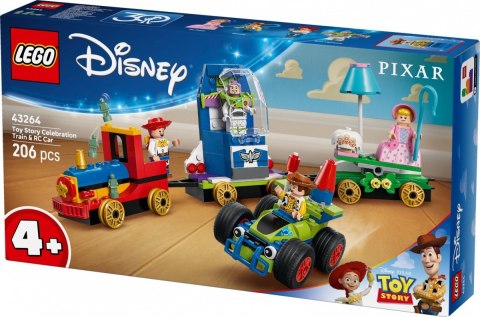 Klocki Disney 43264 Toy Story - Okolicznościowy pociąg i Pan Sterowany Klocki Disney 43264 Toy Story - Okolicznościowy pociąg i Pan Sterowany
